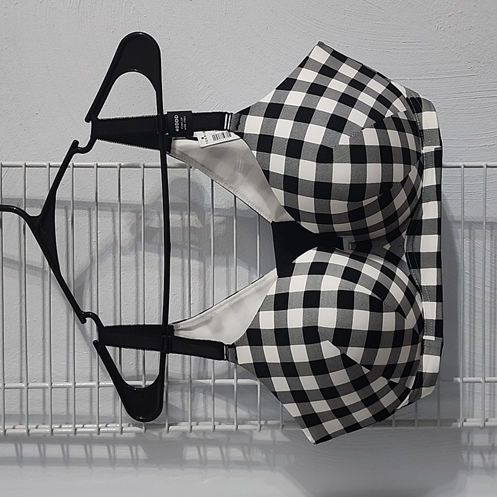 Torrid Plaid Bra 40DDD wire free!